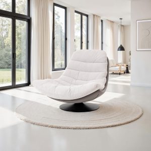 ARTI GREY SWIVEL ARMCHAIR