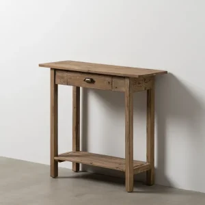 COMPACT NATURAL CONSOLE TABLE