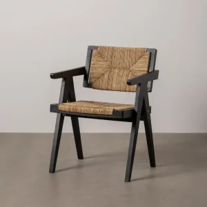 TEAK CHAIR PANDAN SEAT