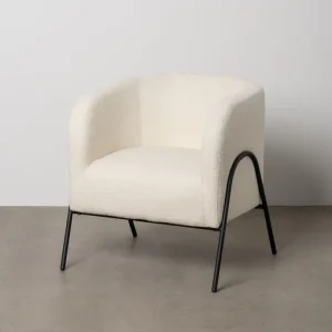BOUCLE ACCENT ARMCHAIR