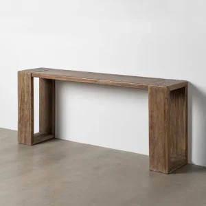 RUSTIC ELM WOOD CONSOLE