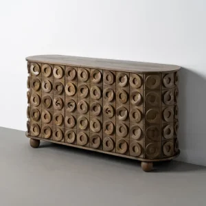 MANGO WOOD CIRCLE SIDEBOARD